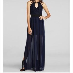 BCBGeneration Navy Maxi Dress - Size 8